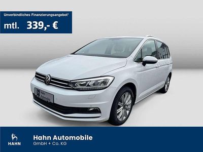 Gebraucht VW Touran Highline 150 PS (110 kW) 2021 Weiß Van / Kleinbus