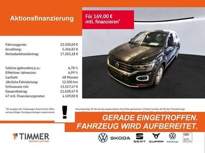 Gebraucht VW T-Roc Sportline 150 PS (110 kW) 2021 Schwarz SUV