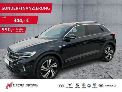 Gebraucht VW T-Roc R-line 150 PS (110 kW) 2022 Deep black perleffekt SUV