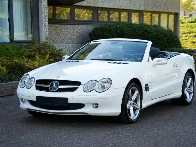 Gebraucht Mercedes SL500 306 PS (225 kW) 2005 Weiß Cabrio