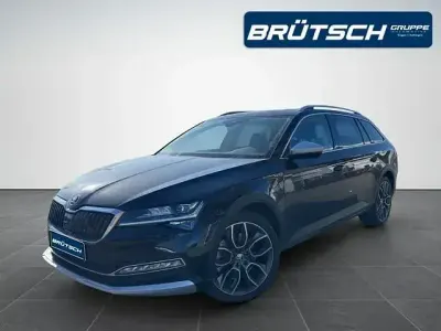 Brugt Skoda Superb Scout 4x4 272 HK (200 kW) 2020 Sort Stationcar