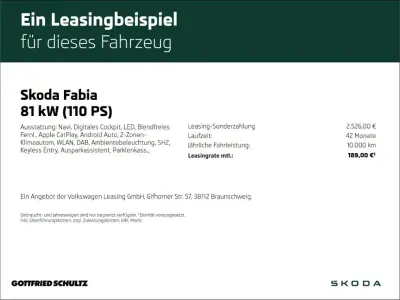 Gebraucht Skoda Fabia First Edition 110 PS (80 kW) 2021 Orange Kleinwagen