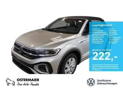 Gebraucht VW T-Roc Cabriolet Style 150 PS (110 kW) 2025 Silber Cabrio