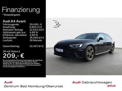 Gebraucht Audi A4 Competition 204 PS (150 kW) 2022 0e mythosschwarz metallic Kombi