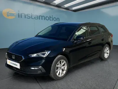 Brugt Seat Leon Style 131 HK (96 kW) 2022 Sort Stationcar