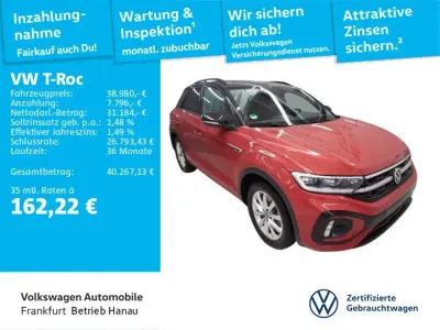 Usata VW T-Roc R-line 150 CV (110 kW) 2025 Rosso SUV