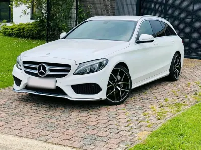 Gebraucht Mercedes C180 AMG 135 PS (99 kW) 2015 Weiß Kombi