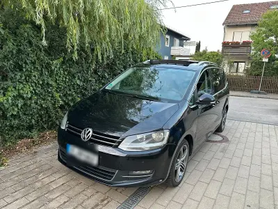 Gebraucht VW Sharan 177 PS (130 kW) 2012 Schwarz Van / Kleinbus