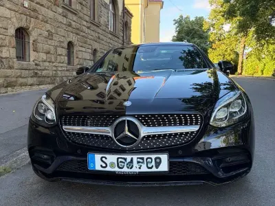 Gebraucht Mercedes SLC200 AMG line 184 PS (135 kW) 2016 Schwarz Cabrio