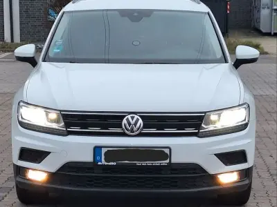 Gebraucht VW Tiguan Allspace Comfortline 150 PS (110 kW) 2018 Weiß SUV