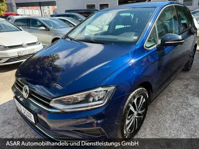 Gebraucht VW Golf Sportsvan IQ Drive 150 PS (110 kW) 2019 Blau Van / Kleinbus