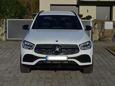 Gebraucht Mercedes GLC300 AMG line 306 PS (225 kW) 2020 Weiß SUV
