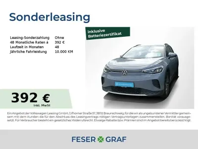 Gebraucht VW ID.4 Pure 125 kW (170 PS) 2023 Mondsteingrau schwarz SUV