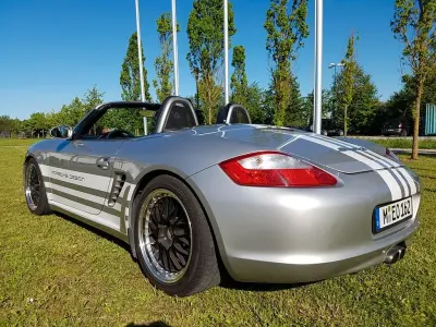 Usado Porsche Boxster 239 HP (175 kW) 2005 Prateado Cabrios