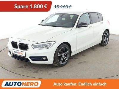 Gebraucht BMW 118 Sport Line 136 PS (100 kW) 2019 Weiß Kleinwagen