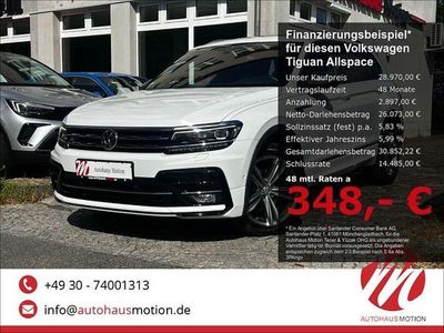Gebraucht VW Tiguan Allspace R-line 150 PS (110 kW) 2021 Pure white SUV