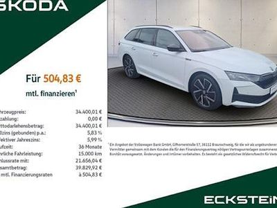 Gebraucht Skoda Octavia SportLine 150 PS (110 kW) 2024 Weiß Kombi