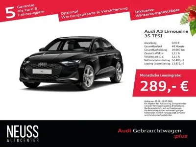 Gebraucht Audi A3 Advanced 150 PS (110 kW) 2025 Mythosschwarz metallic Limousine