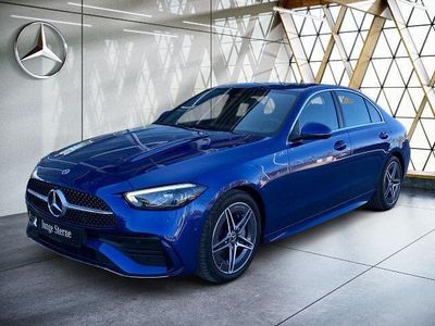 Blau Gebraucht 2024 Mercedes C220 AMG Limousine | 40.500 € (Fairer Preis)