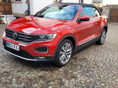 Gebraucht VW T-Roc Cabriolet Style 150 PS (110 kW) 2021 Rot Cabrio