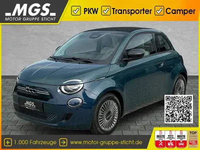 Neu Fiat 500 Icon 65 PS (47 kW) 2026 Ozean grün Cabrio