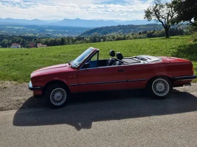 Gebraucht BMW 320 Cabriolet 129 PS (94 kW) 1989 Rot Cabrio