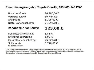 Gebraucht Toyota Corolla Business Edition 140 PS (102 kW) 2025 Schwarz Kombi