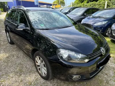 Gebraucht VW Golf VI Style 105 PS (77 kW) 2011 Schwarz (metallic) Kleinwagen