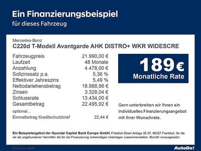 Grau Gebraucht 2020 Mercedes C220 Avantgarde Kombi | 21.990 € (Guter Preis)