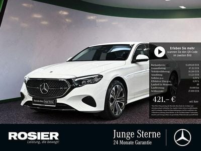 Gebraucht Mercedes E300 Avantgarde 197 PS (144 kW) 2024 Weiss / polarweiß Limousine