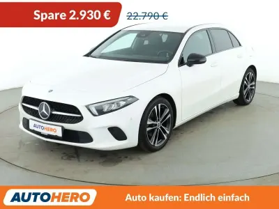 Brugt Mercedes A180 Progressive 136 HK (100 kW) 2019 Hvid Sedan