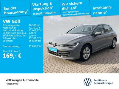 Gebraucht VW Golf VIII Life 116 PS (85 kW) 2025 Grau Limousine