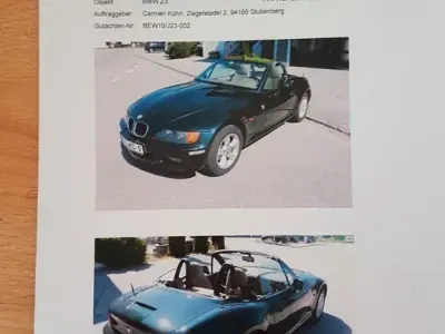 Gebraucht BMW Z3 Sport Line 118 PS (86 kW) 2003 Grün Cabrio