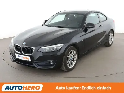 Gebraucht BMW 218 Sport Line 136 PS (100 kW) 2017 Schwarz Coupé