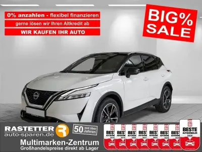 Gebraucht Nissan Qashqai 360º 158 PS (116 kW) 2024 Pearl white/black zweifarblack SUV