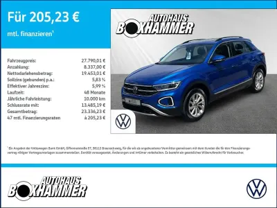 Gebraucht VW T-Roc Style 150 PS (110 kW) 2023 Blau SUV