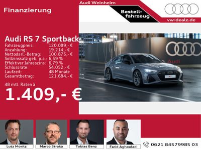gebraucht Audi RS7 Sportback quattro tiptronic