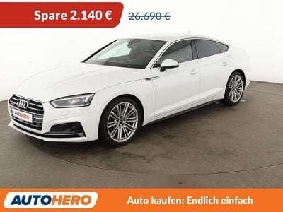 Gebraucht Audi A5 Sportback Design 190 PS (139 kW) 2017 Weiß Kleinwagen