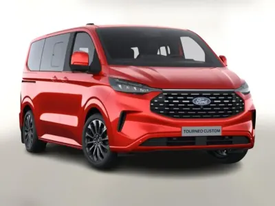 Neu Ford Tourneo Custom Titanium X 170 PS (125 kW) 2026 Artisan red metallic Van