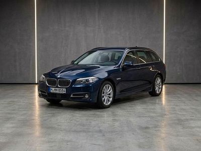 Second-hand BMW 525 Luxury Line 218 CP (160 kW) 2014 Albastru Break