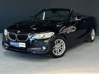 Usata BMW 220 Sport Line 184 CV (135 kW) 2015 Nero Cabrio