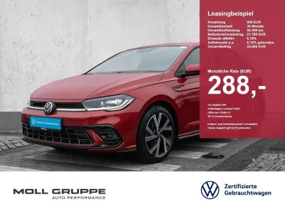 Gebraucht VW Polo R-line 110 PS (80 kW) 2022 Rot Kleinwagen
