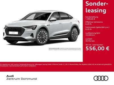 Gebraucht Audi e-tron Sportback Advanced 300 kW (408 PS) 2022 Gletscherweiß metallic SUV
