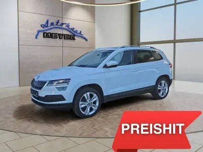 Gebraucht Skoda Karoq 116 PS (85 kW) 2020 Weiß SUV