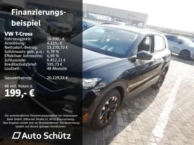 Gebraucht VW T-Cross Life 110 PS (80 kW) 2023 Schwarz SUV