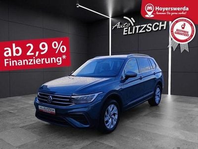 Gebraucht VW Tiguan Allspace Life 150 PS (110 kW) 2022 Petroleum blue metallic SUV