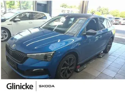 Używany Skoda Scala Monte Carlo 110 KM (80 kW) 2021 Niebieski Hatchback
