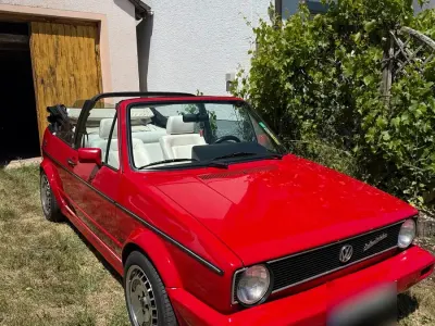 Gebraucht VW Golf Cabriolet Karmann 98 PS (72 kW) 1990 Rot Cabrio