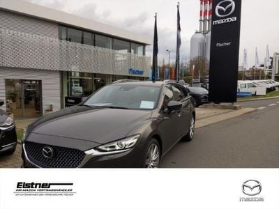 Gebraucht Mazda 6 Sports-Line 194 PS (142 kW) 2022 Machine gray (grau) Kombi