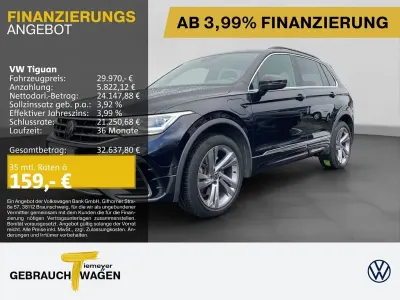 Brugt VW Tiguan R-line 245 HK (180 kW) 2022 Sort SUV